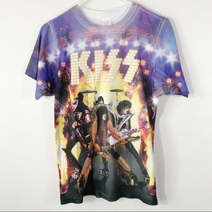 Kiss Band T Shirt, Rock & Roll, Size Small
